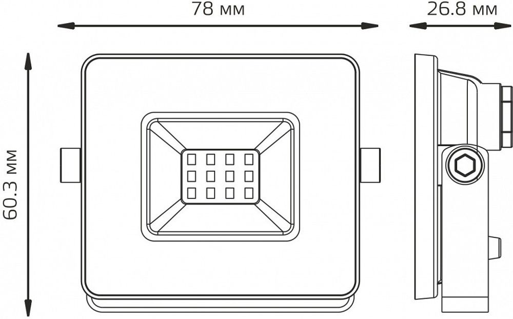Настенно-потолочный прожектор Gauss BASIC 688100310