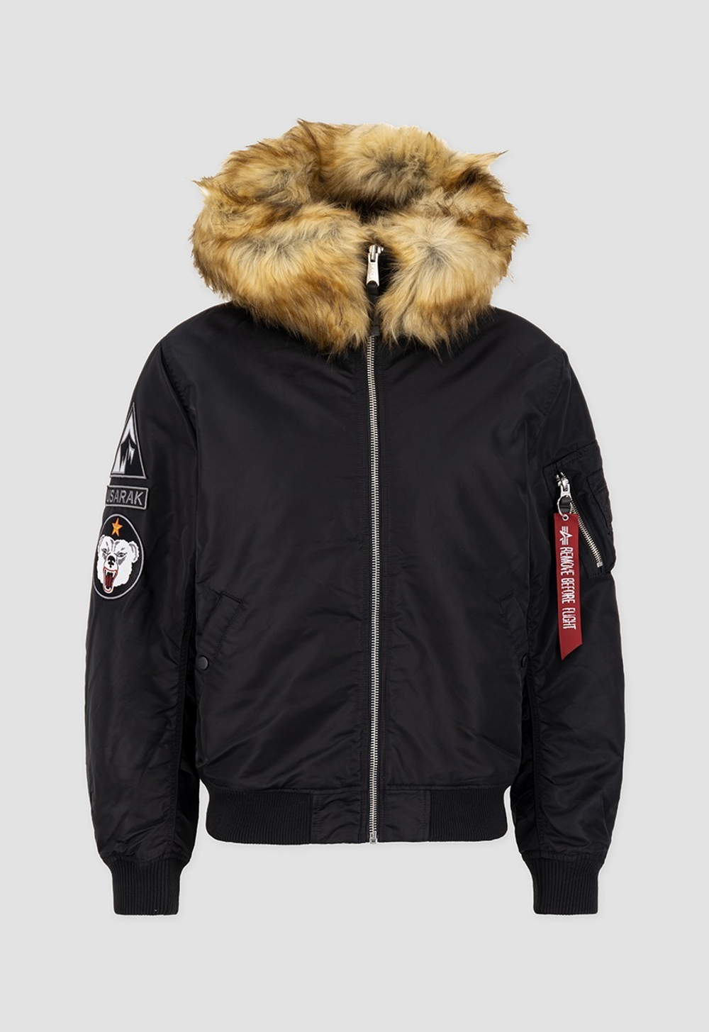 Куртка утепленная мужская ALPHA INDUSTRIES MA-1 Hooded Arctic