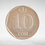 Kyrgyzstan, 10 Som, 2009, AU
