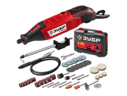 Гравер электрический ЗУБР 160 Вт, d 3.2 мм, 41 предмет, кейс (ЗГ-160 КН41)