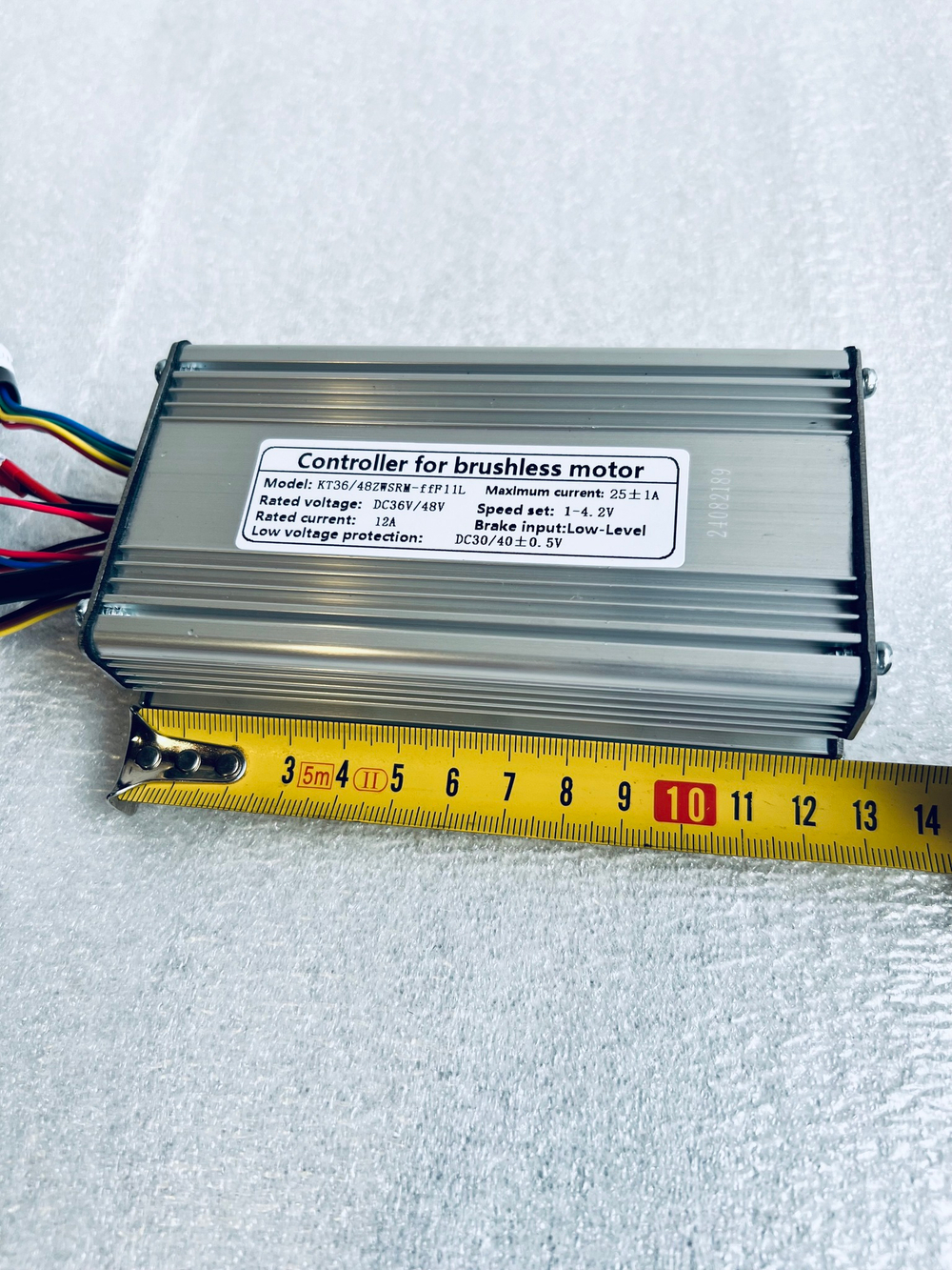 Контроллер для электровелосипеда КТ 36-48V / 25A под дисплей LCD-3/4/5/8 Под быстросъемный кабель мотор-колеса