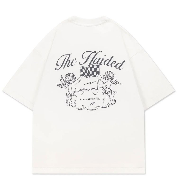 Футболка HAIDED CHECKERED FLAG HW, экрю