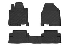 Коврики Optimum, в салон NISSAN Qashqai 2007-2014, 4 шт. (повышенная износостойкость, полиуретан, чёрные) Format.FORMAT.CARNIS00021