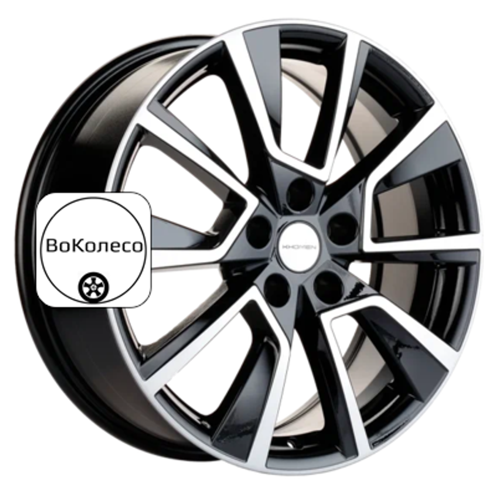 7x18/5x114,3 ET48 D56,1 KHW1802 (Forester) Black-FP Khomen Wheels