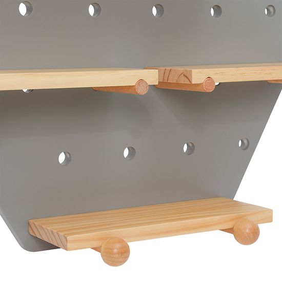 Пегборд shely, 43х50 см, светло-серый