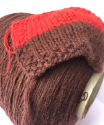 Пряжа Кашемир ECO cashmere 2/26 коричневый меланж