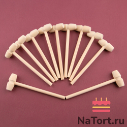 Деревянный молоточек для шоколада (50 штук)