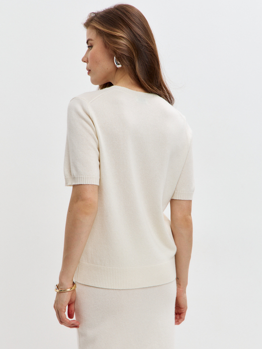 Кашемировая футболка