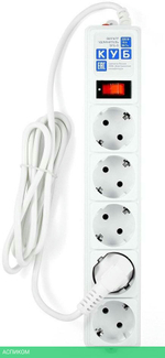 Сетевой фильтр Power Cube SPG-B-10-WHITE белый