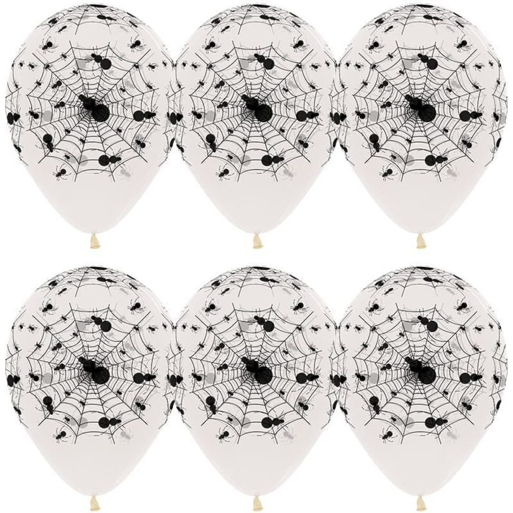 S 12" Пауки Прозрачный (390) кристалл 5 ст.