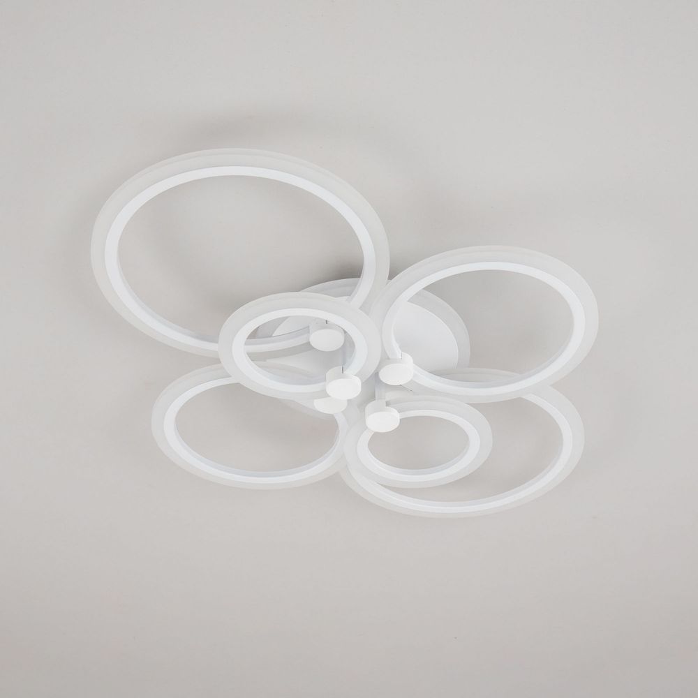 Citilux Сента CL237B160E RGB Люстра с пультом Белая