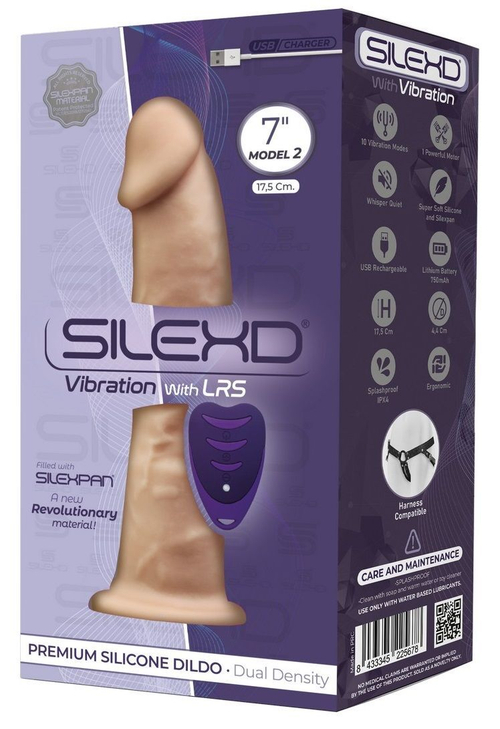 Вибростимулятор-реалистик Adrien Lastic Model 2, 17,5 см, с пультом ДУ