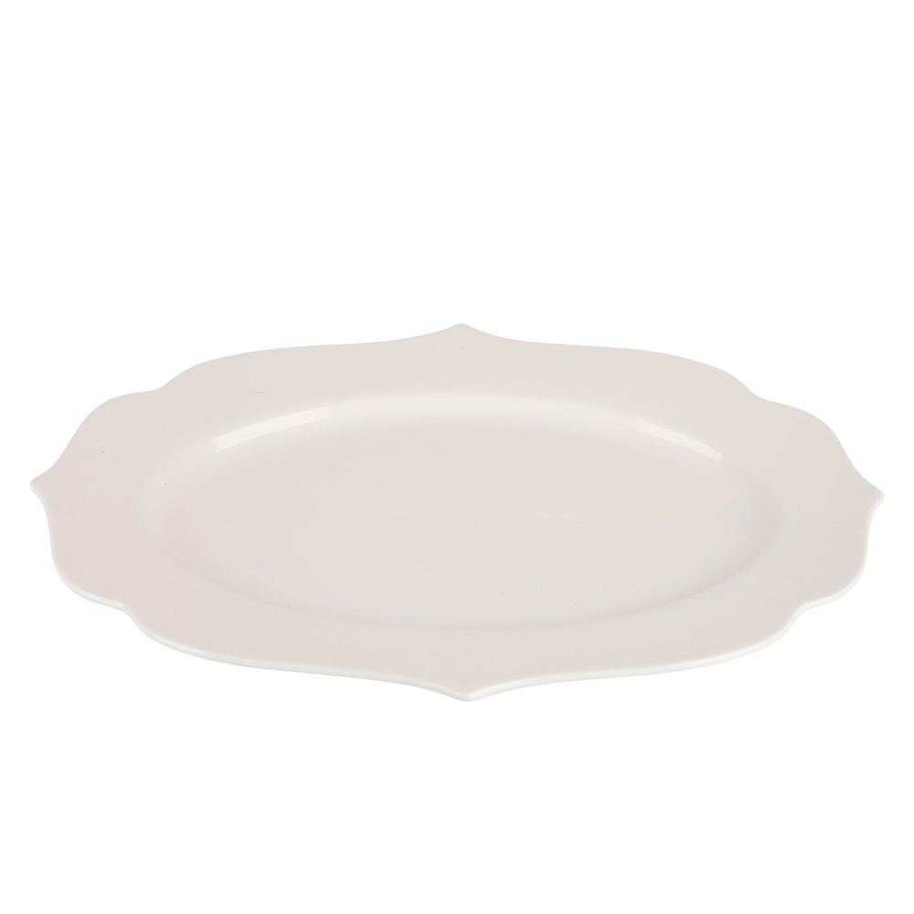 Блюдо " " 30х21,5х2см (min6) (фарфор) (без упаковки)