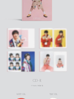 Альбом NAM WOO HYUN - WHITREE 1st Album 2 Version SET