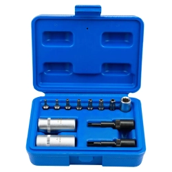 Набор для обслуживания кондиционеров а/м 1/4''12пр., в кейсе RockForce##Rock FORCE RF-4061112