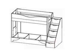 Латте 77-01 кровать-диван Бодега Светлый / Орех Донской / Велюр Морская волна