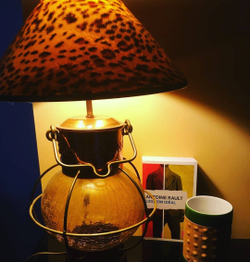 Кружка большая фарфоровая без ручки с берестой. Коллекция Dots (Пупырышки или Точки)