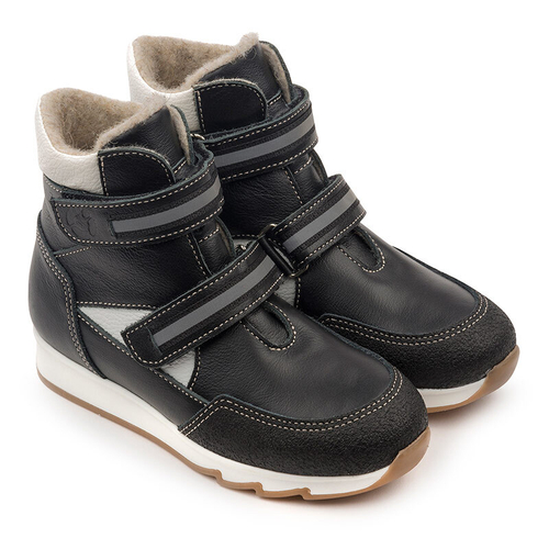 Ботинки детские 23012 кожа, СТОКГОЛЬМ черный (Размер: 48)