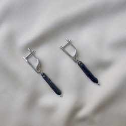 серьги с черным жемчугом Викториэль