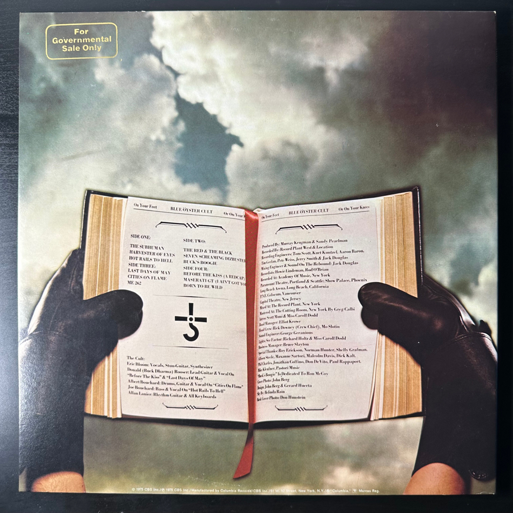 Blue Oyster Cult ‎– On Your Feet Or On Your Knees 2LP (США 1975г.)