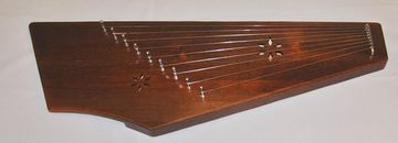 Гусли крыловидные МОЗЕРЪ 9 струн, цвет орех, двухкамерные Сергиевские
