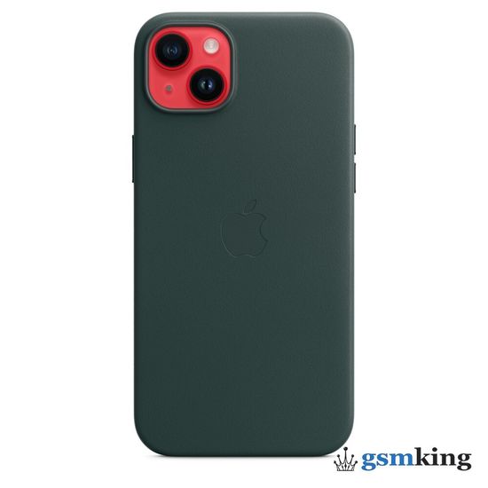 Apple Leather Case with MagSafe iPhone 14 Plus Forest Green «Зелёный лес» MPPA3ZM/A