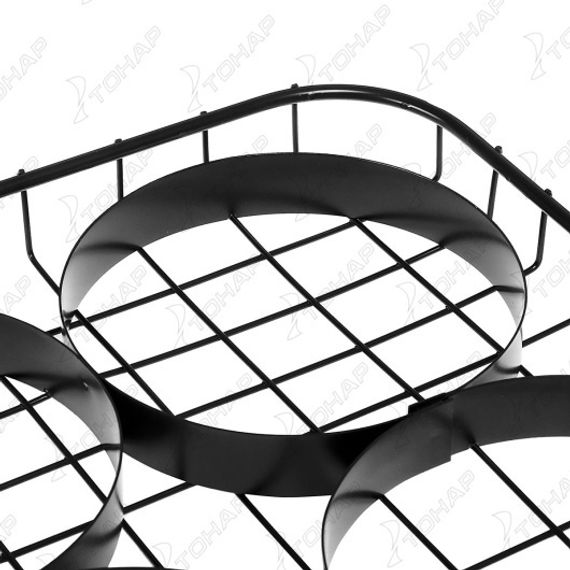 Решетка для барбекю для гамбургеров 58,5х26,5х26,5х3,5см с антипригарным покр.(HS-RBA SHB084) Helios