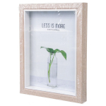 Фоторамка фото 15х20 см, св.дер, с белым кантом, Y6-2416