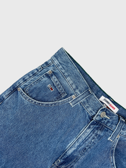 Джинсы Tommy Jeans Baggy Fit Tommy Logo Medium Wash