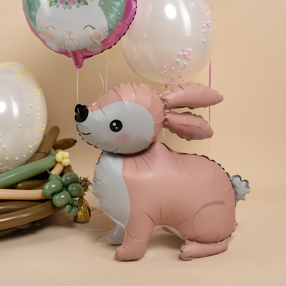 Фольгированный шар-фигура 3D AIR «Лесная Зайка», сатин, 61 см