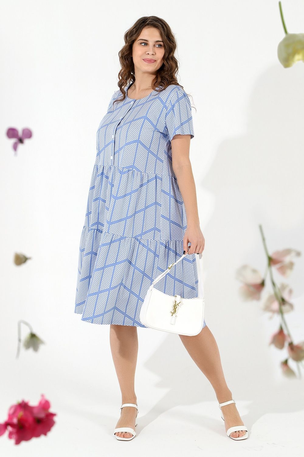 Платье Каскад-1 Виотекс ГОЛУБОЙ