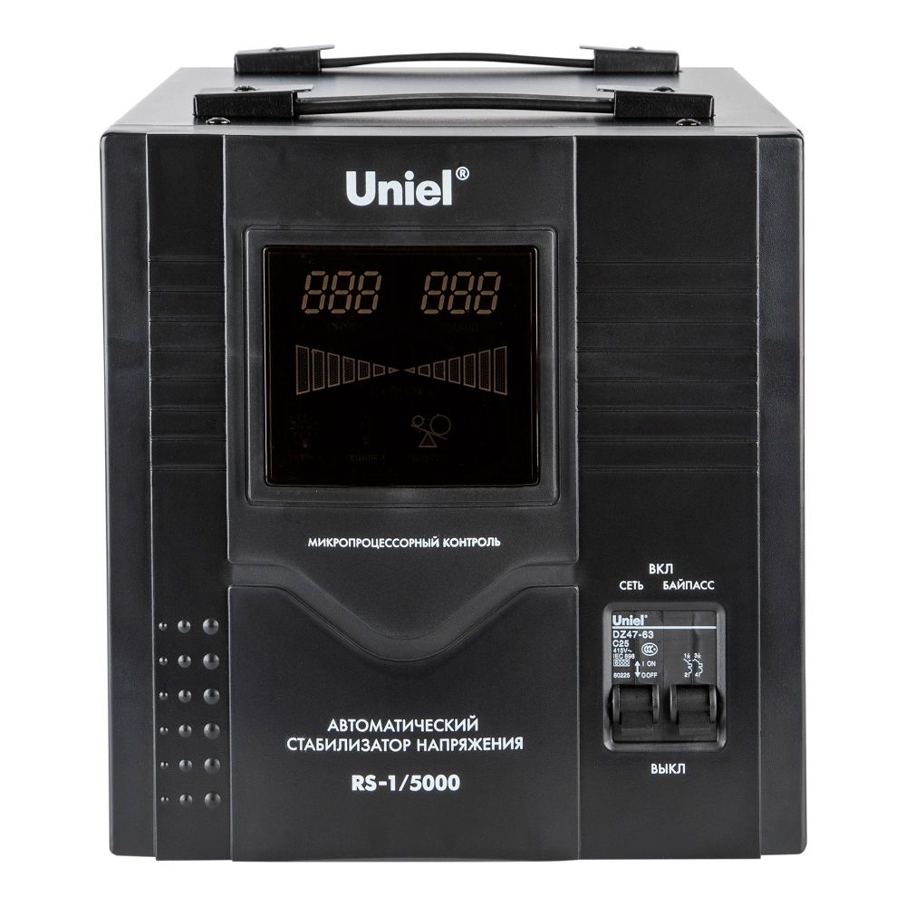 RS-1-5000 Стабилизатор Uniel релейный однофазный. 5.0 кВА.