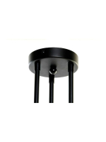 Потолочный светильник DKD Home Decor Белый Чёрный Металл Стеклянный 220 V 50 W (61 x 58 x 46 cm)