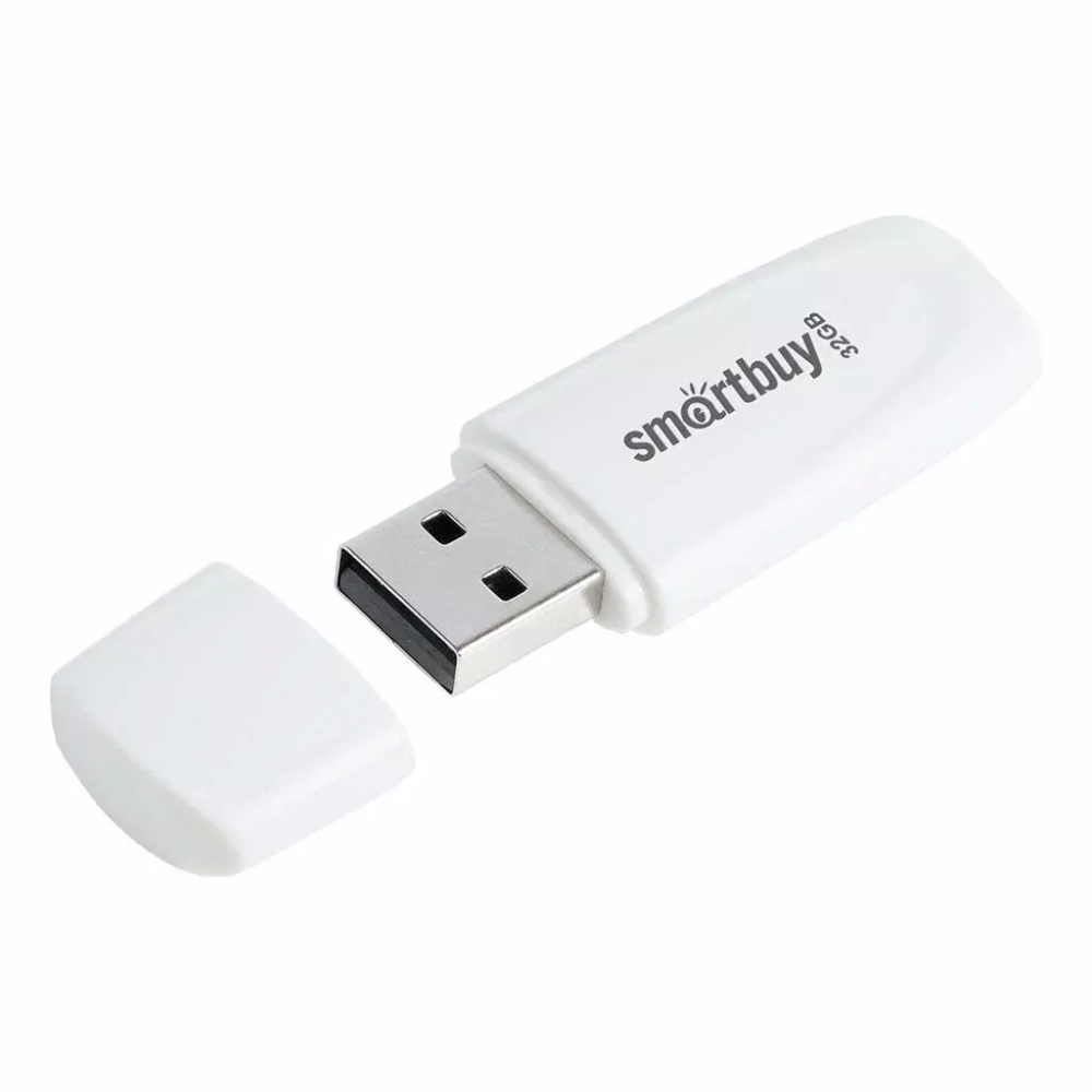 Флешка 32-GB SmartBuy  Scout White