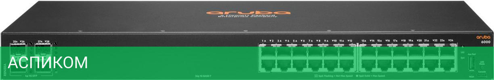 Коммутатор HPE Aruba 6000 24G (R8N88A)