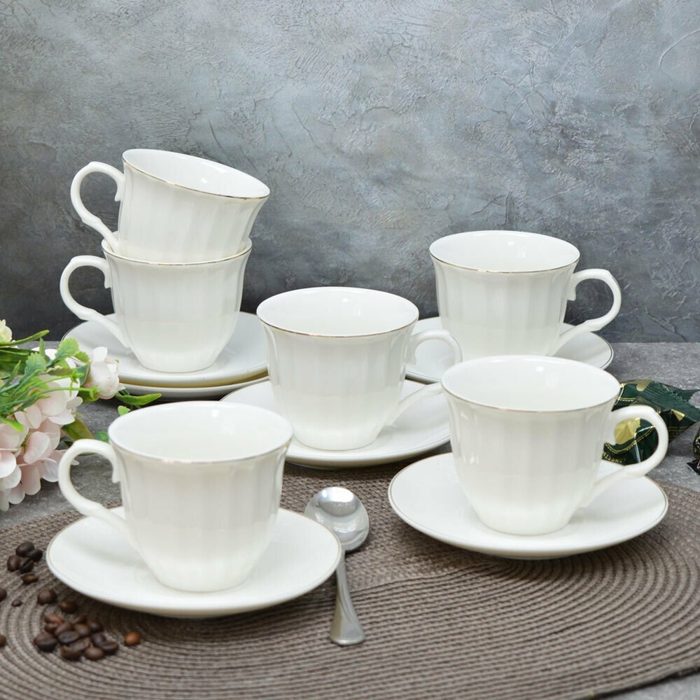 Чайный набор 12 предметов 210мл "Пломбир" (100394)