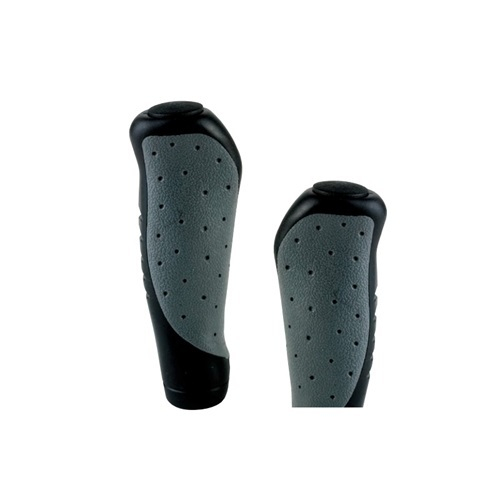 Ручки 00-170550 на руль H32 2-х компанент. резиновые 135мм черно-серые