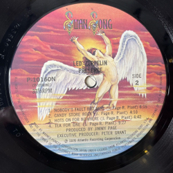 Винтажная виниловая пластинка LP Led Zeppelin Presence (Japan 1976) (No Obi) Candy Store Rock