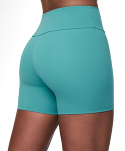 OYSHO Велосипедки Hot Pants Comfortlux с высокой посадкой длиной 10 см, бирюзовый