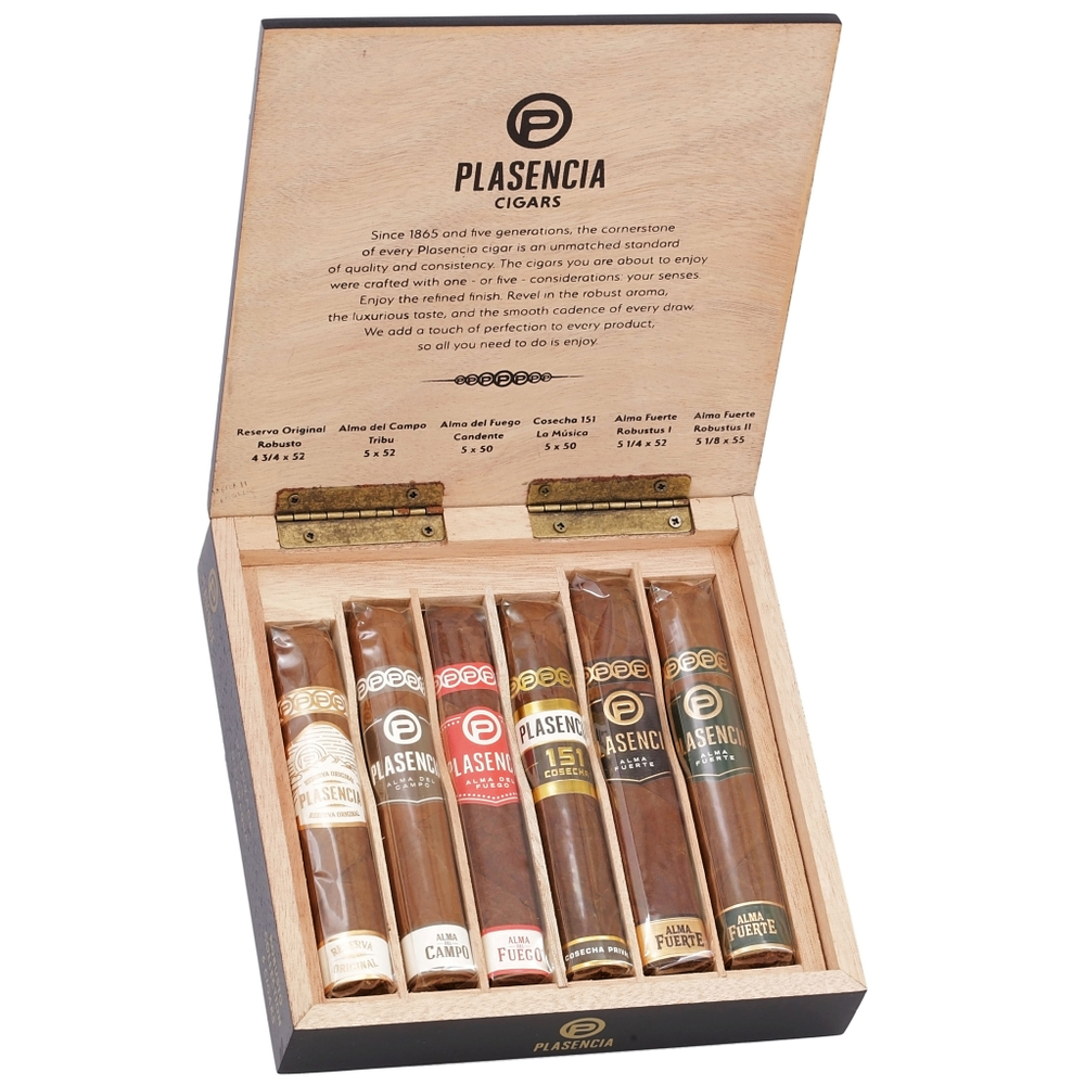 SET 6 Plasencia Robusto Collection Sampler 6 cigars