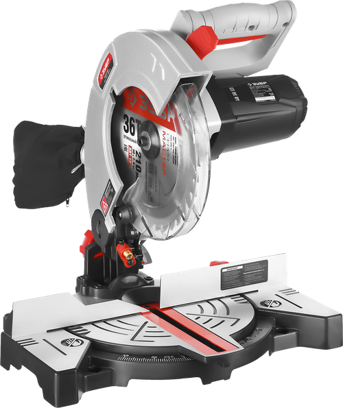 Пила торцовочная Зубр 1,3кВт 210х30мм лазер