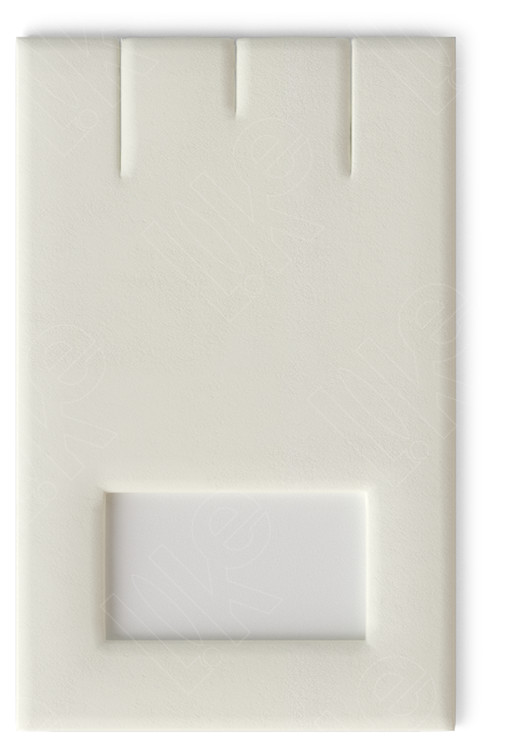 Вкладыш для планшета Вита/наклонный/для серег/подвески/2 прорези/окошко для бирки/прорезь для нитки/39*60 мм.