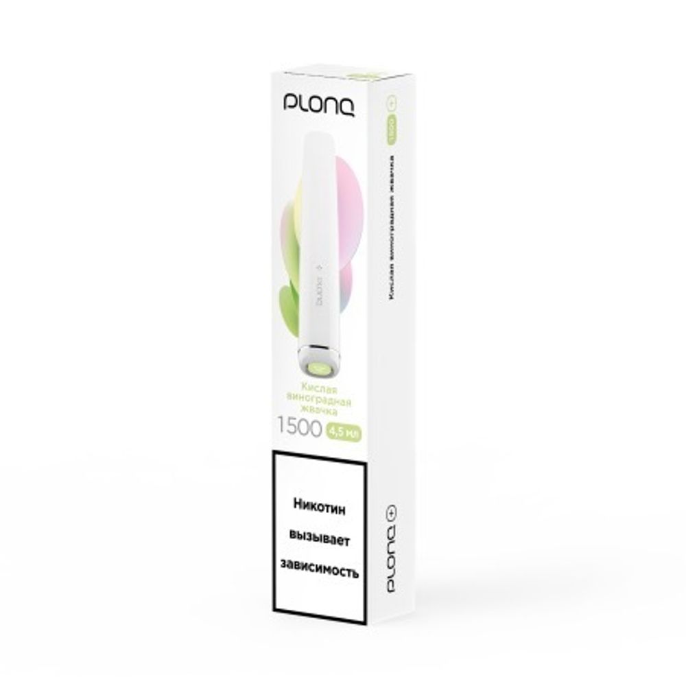 Plonq Plus 1500 (5мл) - Виноградная Жвачка