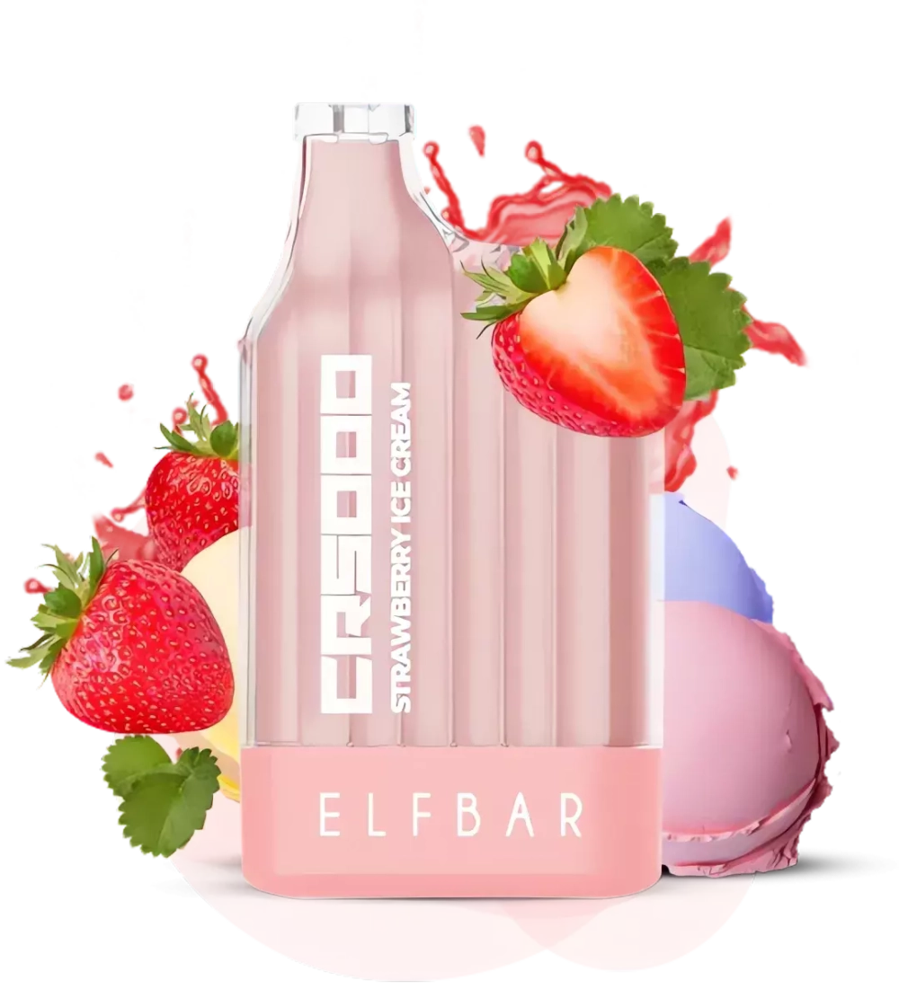 ELFBAR CR5000 - Strawberry Ice Cream (5% nic)