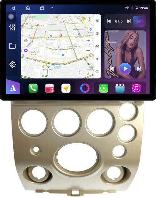 Магнитола для Infiniti QX56 JA60 2004-2007 (поддержка Bose) - FarCar BX877 монитор 13" 2K QLED на Android 13, Быстрая, CarPlay, 4G SIM-слот
