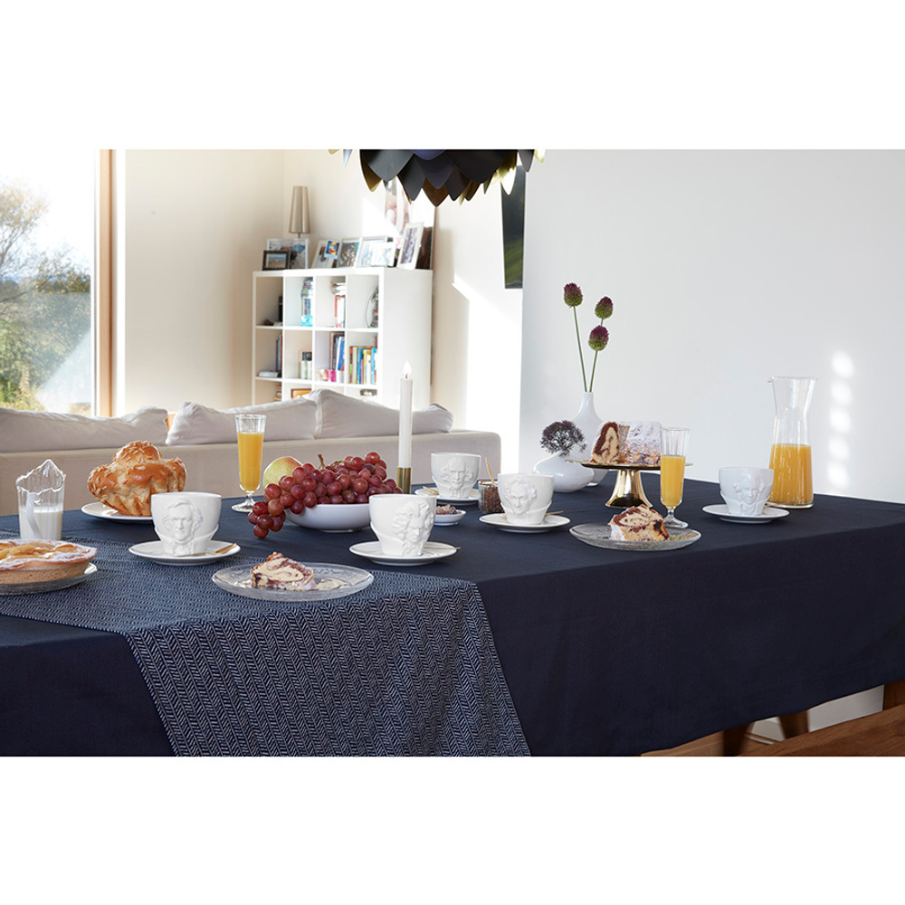 Чайная пара 260мл Talent William Shakespeare белая