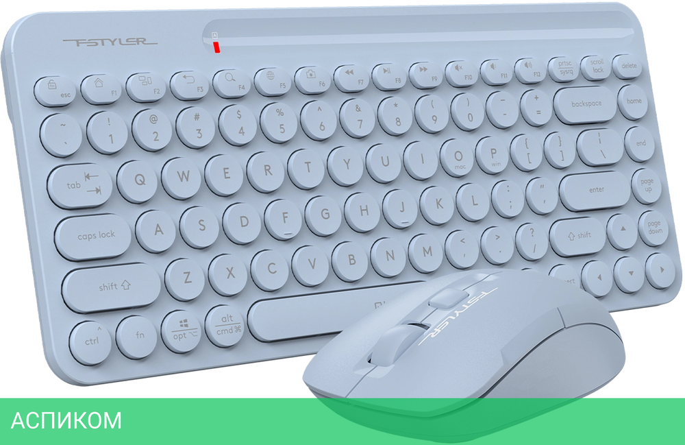 Набор периферии A4Tech Fstyler Air2 синий (FG3200)