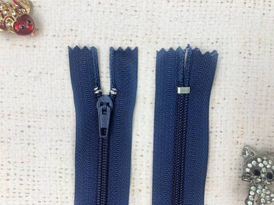 Молния брючная полуавтомат, L 20 см, Т4