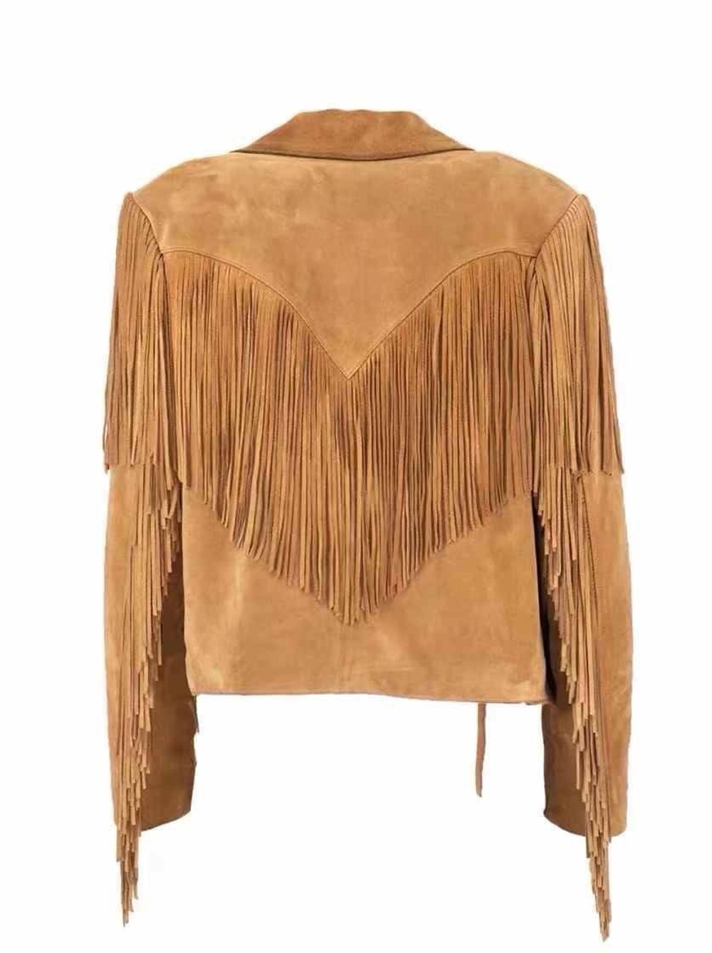 Замшевая куртка Saint Laurent