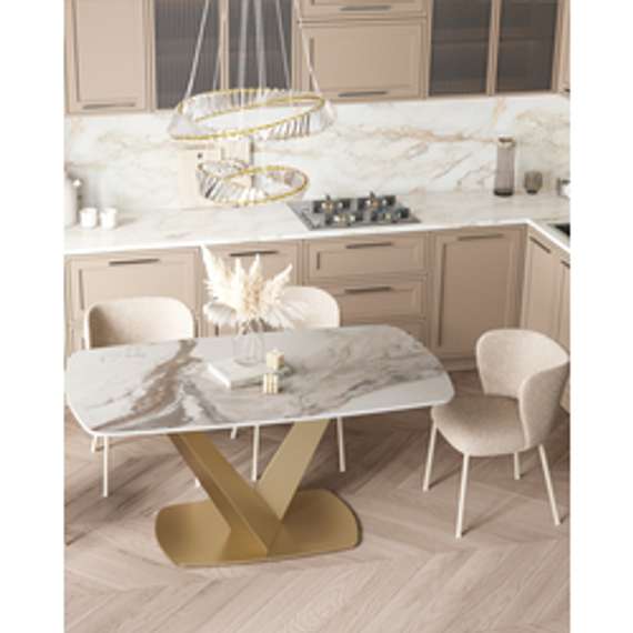 Стул Fluit, светло-серый, серые ножки